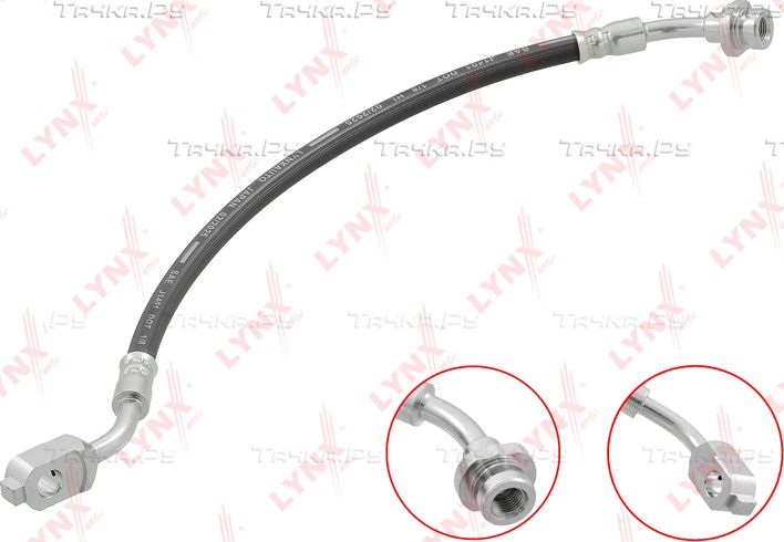 Тормозной шланг LYNXauto для Nissan Terrano I 1987-1996. Артикул BL-3859