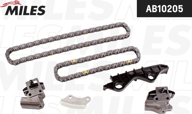Комплект цепи ГРМ NISSAN NOTE/MICRA 1.0 без звездочек (Miles) Miles. Артикул AB10205