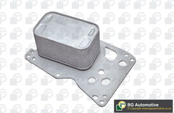 Радиатор масляный (маслоохладитель) для двигателя BGA (алюминий). Артикул CO0903