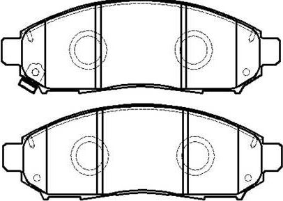 Тормозные колодки HSB. Артикул HP5173