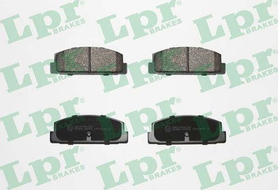 Тормозные колодки LPR. Артикул 05P876