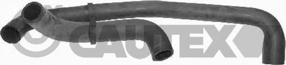 Патрубок радиатора (системы охлаждения) Cautex нижний для Volkswagen Transporter T4 1998-2003. Артикул 753530