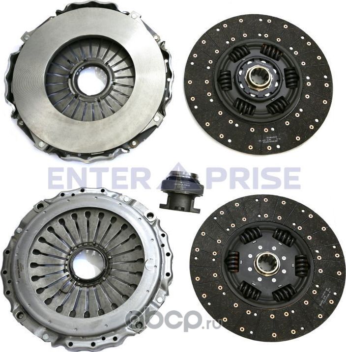 Комплект сцепления ф430*2-10N D2876 КПП ZF Ecosplit 3 MAN TG-A (Enterprise). Артикул E3380005