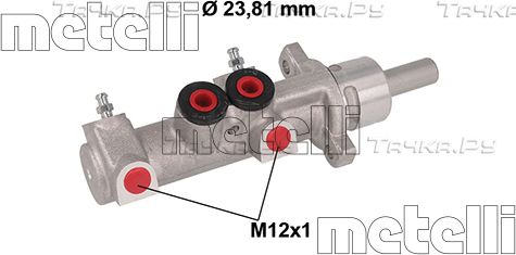 Тормозной цилиндр главный Metelli для Nissan Interstar 2006-2026. Артикул 05-0901