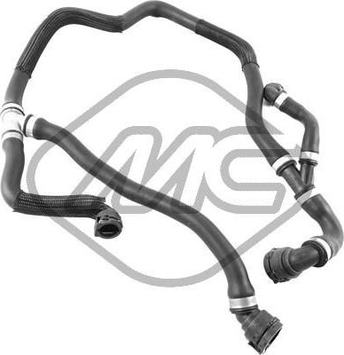 Патрубок радиатора (системы охлаждения) Metalcaucho. Артикул 99283