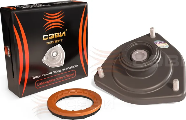 Опора стойки передней подвески СЭВИ-ЭКСПЕРТ (с подшипником) ВАЗ 1117-1119 SEVI 1125 Sevi. Артикул 1125