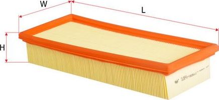 Воздушный фильтр Sakura для Audi 80 V (B4) 1991-1994. Артикул A-6816