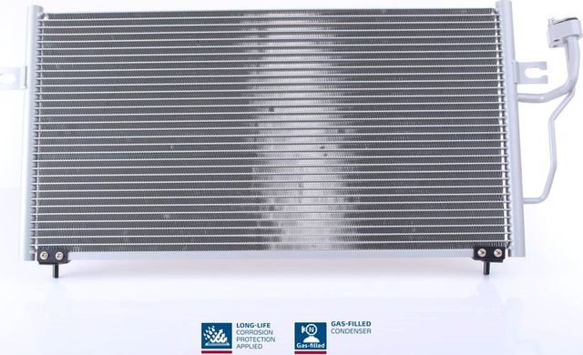 Радиатор кондиционера (конденсатор) Nissens (алюминий) для Mitsubishi Space Star I 1998-2004. Артикул 94433