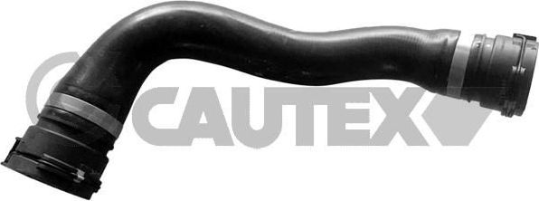 Патрубок радиатора (системы охлаждения) Cautex нижний для BMW X5 I (E53) 2001-2003. Артикул 754122