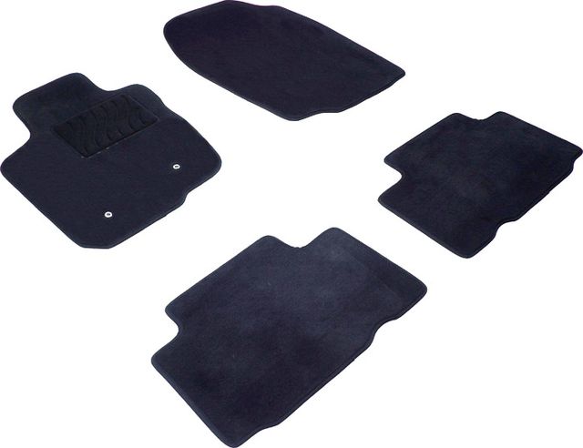 Коврики текстильные Seintex на нескользящей основе для салона Toyota RAV4 III 2006-2012 короткая база. Артикул 82276