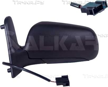 Зеркало боковое Alkar правое для SEAT Alhambra I 2000-2003. Артикул 6126800