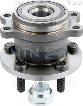 Ступица колеса с интегрированным подшипником NTN / SNR задняя для Subaru Outback III 2003-2009. Артикул R181.24