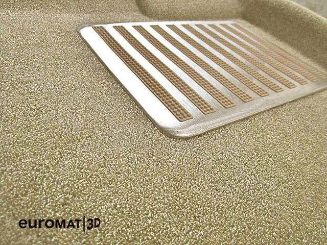 Коврики текстильные Euromat 3D Lux для салона Haval F7 2019-2026 Бежевые. Артикул EM3D-001404T