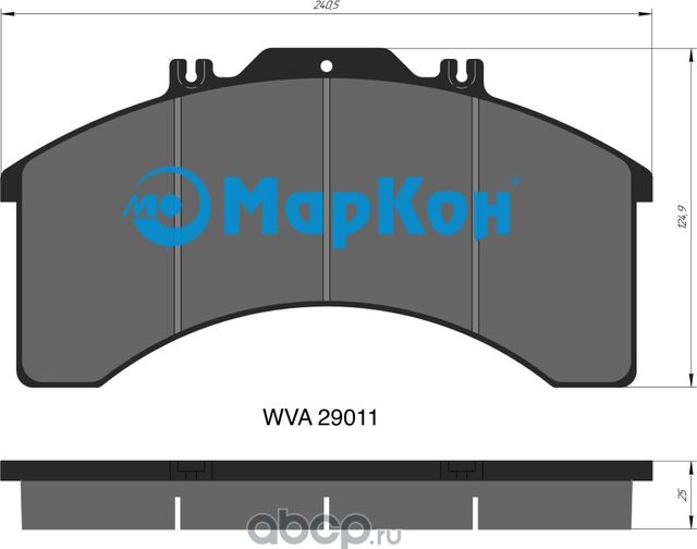 Колодки тормозные (Markon). Артикул 30400250