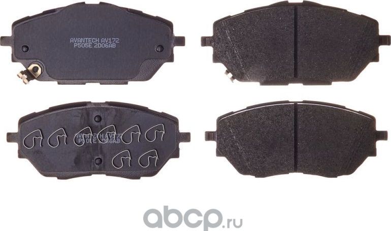 Колодки тормозные (Avantech). Артикул AV172