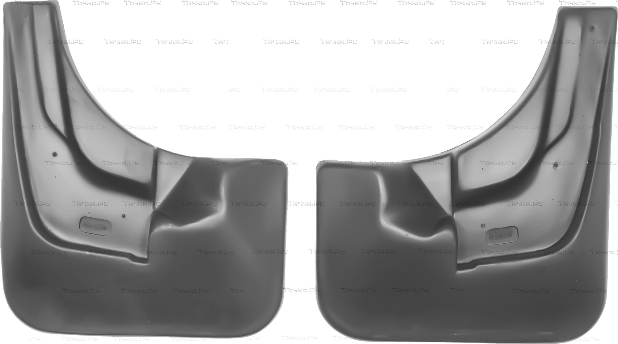 Брызговики 3D Norplast передняя пара для SsangYong Actyon II 2011-2026. Артикул NPL-Br-83-03F