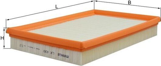 Воздушный фильтр Mahle. Артикул LX 430