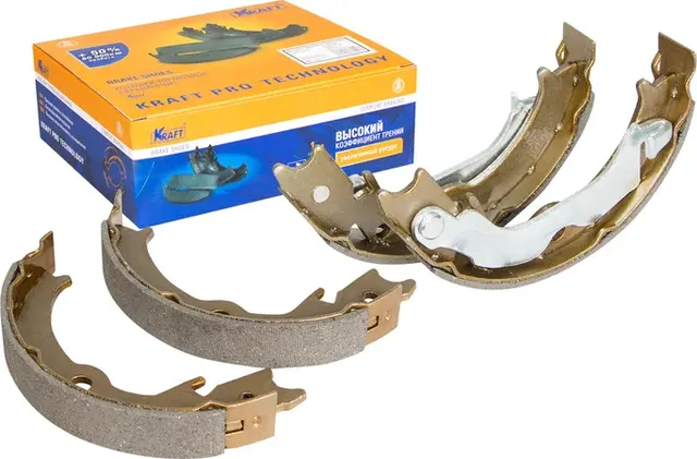 Колодки тормозные CHEVROLET LACETTI/EPICA 04- барабаные (Kraft). Артикул KT091509