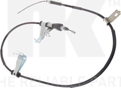 Трос ручника (тросик ручного тормоза) NK правый для Hyundai i20 I 2008-2014. Артикул 903439