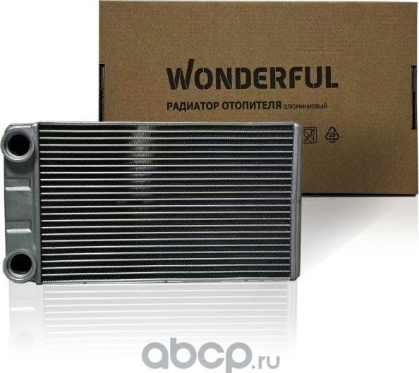 Радиатор отопителя для ам УАЗ 3163 паяный (09.2016-) (тип KDAC) 316300810106050 (Wonderful). Артикул 906246