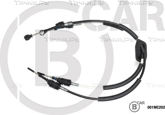 Трос переключения передач КПП B CAR для Mercedes-Benz Sprinter 901, 902 2000-2006. Артикул 001MC202