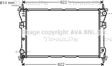 Радиатор охлаждения двигателя AVA для Ford Transit Torneo VI 2002-2006. Артикул FD2318