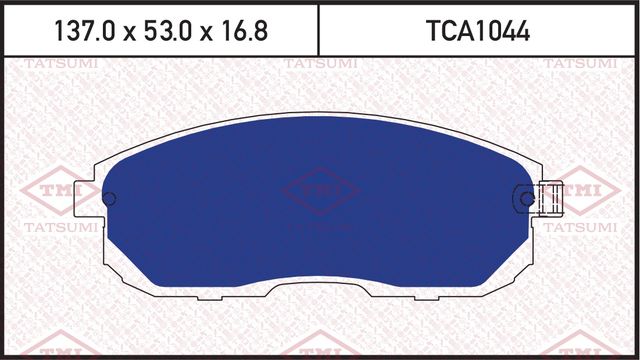 Колодки тормозные передние NISSAN Teana 2003 (Tatsumi). Артикул TCA1044