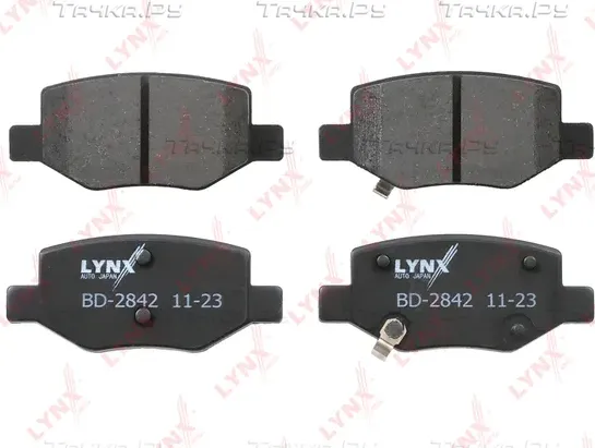 Колодки тормозные GEELY Coolray SX11 (20-) задние (4шт.) LYNX (Lynxauto). Артикул BD2842