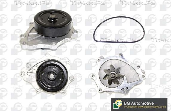 Помпа (водяной насос) BGA для Toyota Corolla Verso I 2005-2009. Артикул CP3500