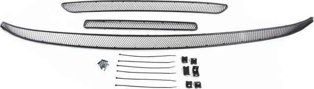 Сетка Arbori на решётку бампера, черная 15 мм для MITSUBISHI Outlander 2015-2018. Артикул 01-380715-151