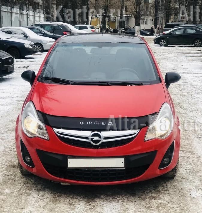 Дефлектор Vip-Tuning (VT52) для капота Opel Corsa D 2006-2014. Артикул OP07VT