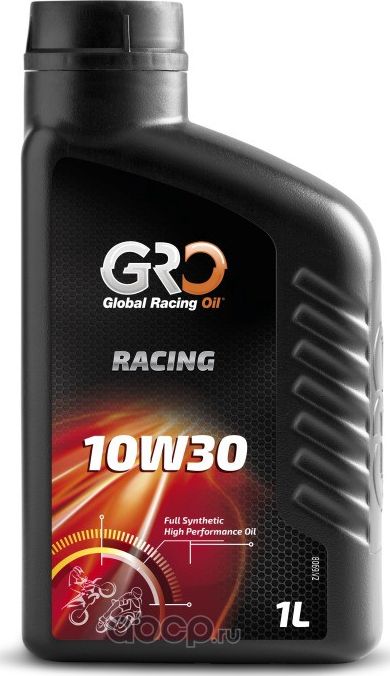 1L GRO GLOBAL RACING 10W30 API SN, JASO MA2 GRO. Артикул 9007381