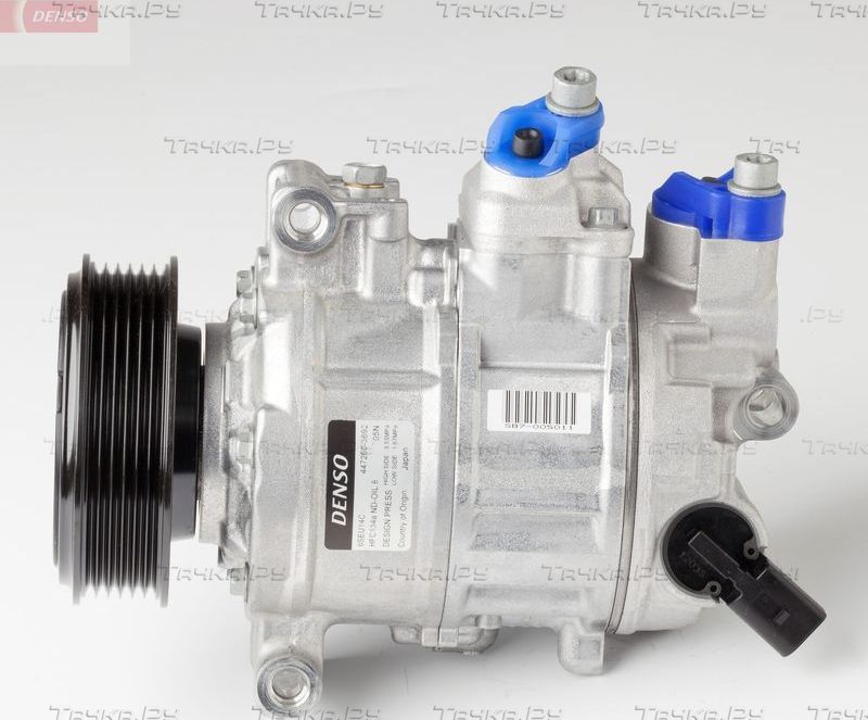 Компрессор кондиционера Denso для Audi A4 IV (B8) 2007-2012. Артикул DCP02060