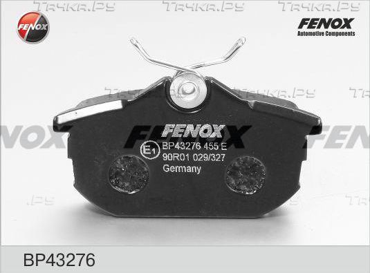 Тормозные колодки Fenox задние для Haima M3 2013-2026. Артикул BP43276
