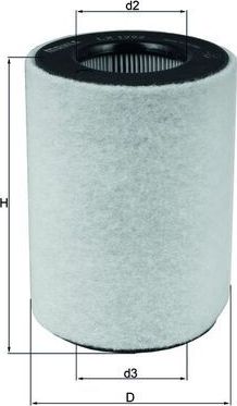 Воздушный фильтр Mahle для Smart Roadster W452 2003-2005. Артикул LX 1792