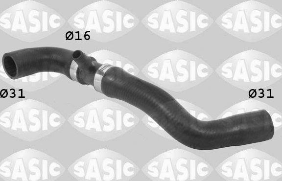 Патрубок системы охлаждения (радиатора) Sasic. Артикул 3400009