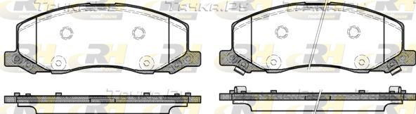Тормозные колодки RoadHouse передние для Saab 9-5 II 2010-2012. Артикул 21386.02