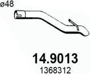 Глушитель Asso задний для Ford Focus II 2004-2012. Артикул 14.9013