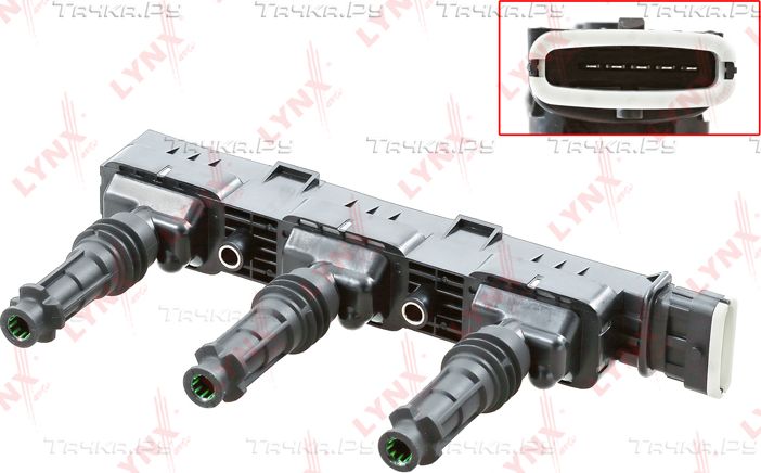 Катушка зажигания LYNXauto для Opel Agila A 2003-2007. Артикул SPL1142