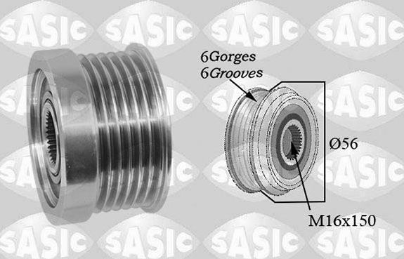 Муфта генератора обгонная Sasic для Volvo XC90 I 2002-2014. Артикул 1676034