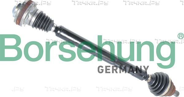 Полуось (привод в сборе, приводной вал) Borsehung правая для Audi A3 II (8P) 2003-2008. Артикул B18360