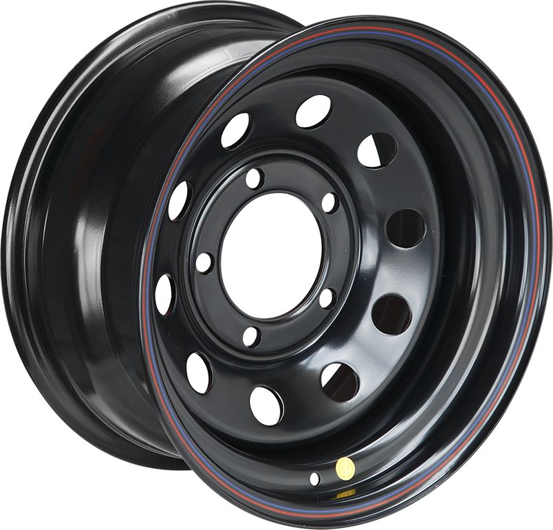 Колёсный диск OFF-ROAD Wheels усиленный стальной черный 5x150 8xR16 d113 ET-14 для Toyota Land Cruiser 105 1998-2007. Артикул 1680-55013BL-14