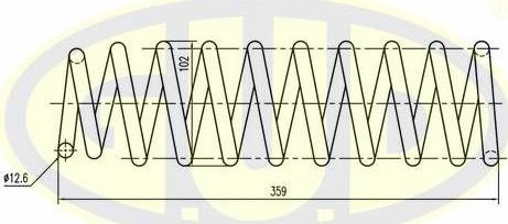 Пружина подвески G.U.D.. Артикул GCS237244