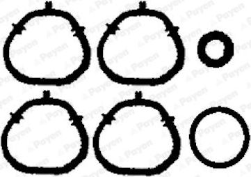 Прокладка впускного коллектора Payen (резина) для Fiat Stilo 2002-2002. Артикул JA5005