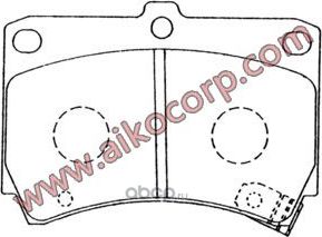 Колодки тормозные (Aiko). Артикул PF5232