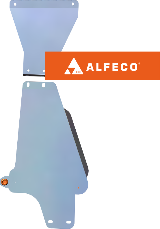 Защита Alfeco для рулевых тяг и картера Lada Niva Travel 2021-2026. Артикул ALF.03.17 st