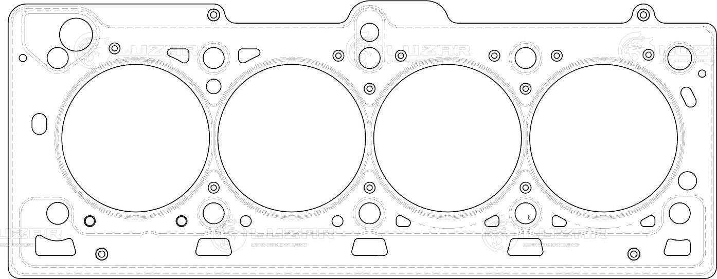 Прокладка ГБЦ Luzar. Артикул LES 10901