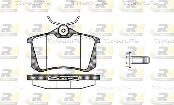 Тормозные колодки RoadHouse задние для Audi S6 II (C5) 1999-2005. Артикул 2263.05