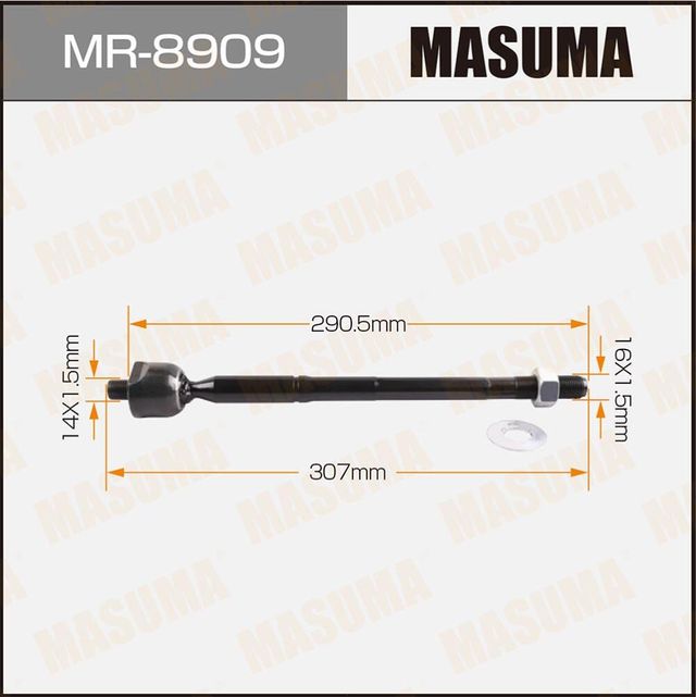 Рулевая тяга Masuma правая/левая для Toyota Ipsum II (M20) 2001-2009. Артикул MR-8909