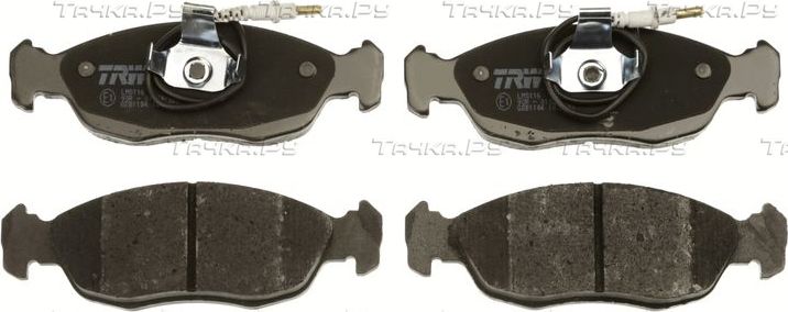 Тормозные колодки TRW COTEC передние для Peugeot 205 1987-1998. Артикул GDB1104